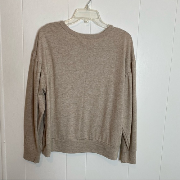 cut & paste Crew Neck Pullover Tan Sweater, Women’s Size Large - Picture 4 of 7